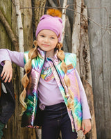 Organic Cotton Long Sleeve T-Shirt with Sequin
