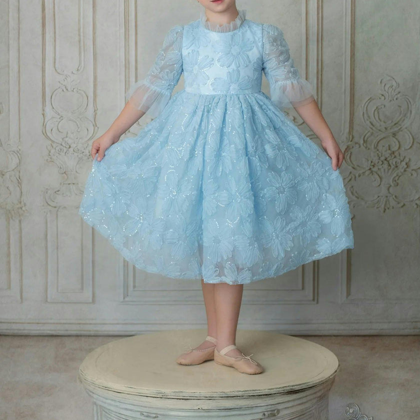 Sky Petal Music Box Dress