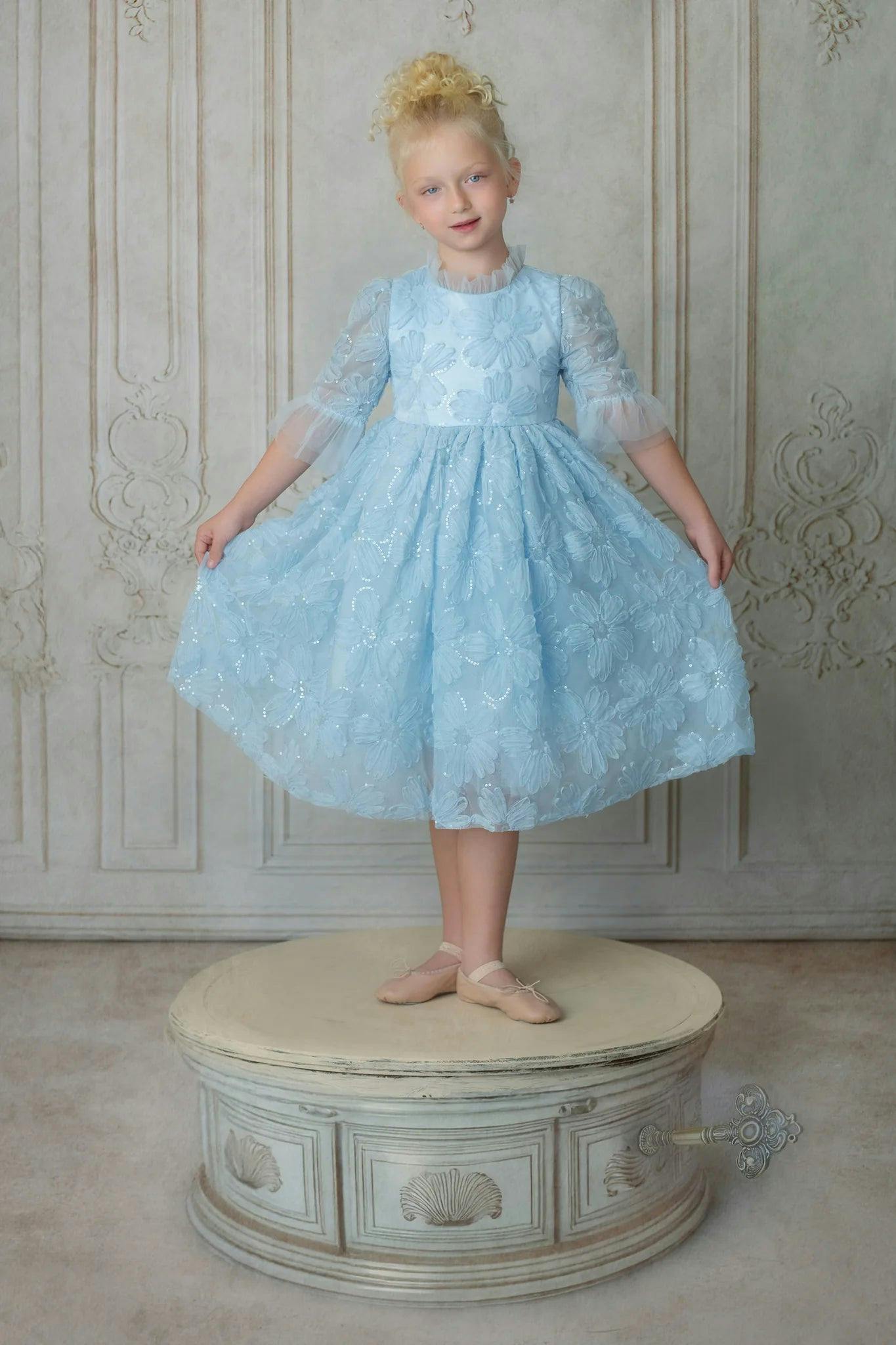 Sky Petal Music Box Dress