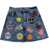 All About The Patch Denim Skirt