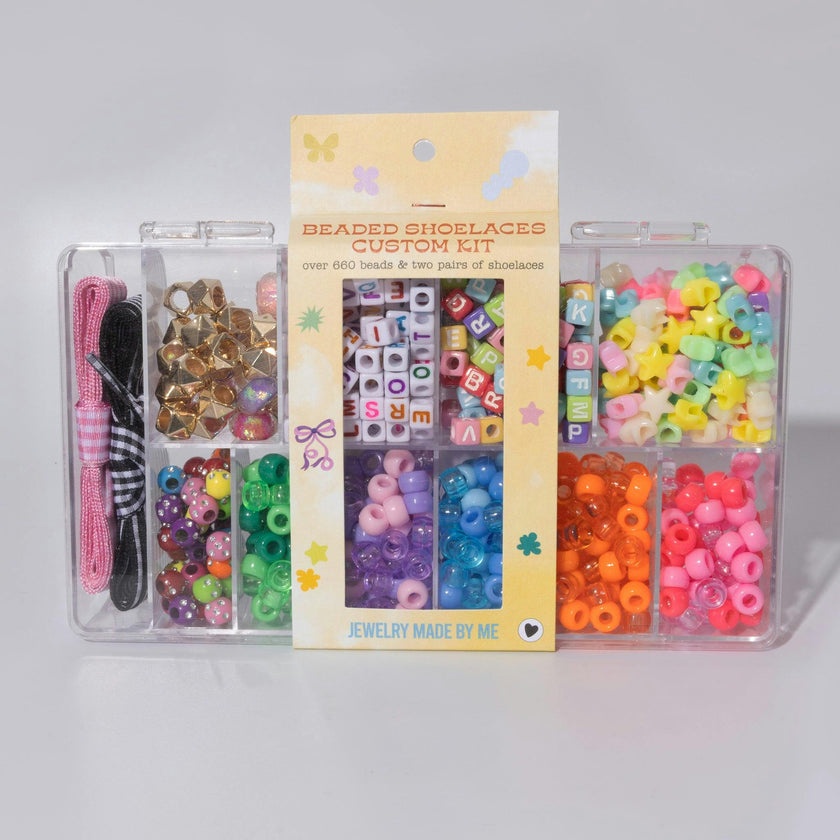 Gingham Alphabet Bead Box