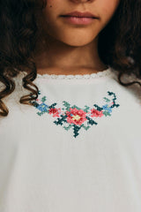 Narcise Dress Ecru