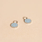 Smiley Huggie Hoop Charms