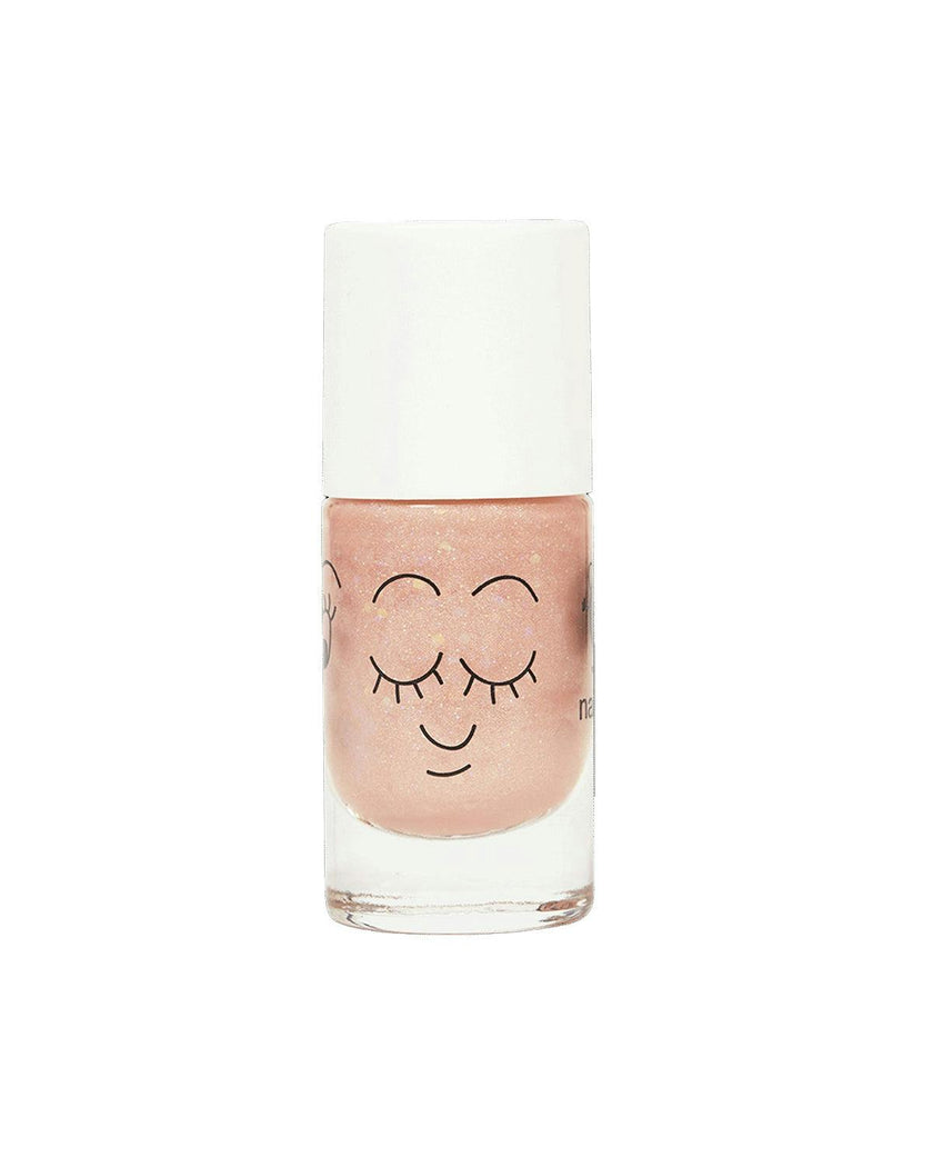 Nail Polish for Kids GLITTER SINGLE PEACHY Peach Glitter