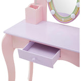 Little Princess Rapunzel Vanity with LED Illuminated Mirror