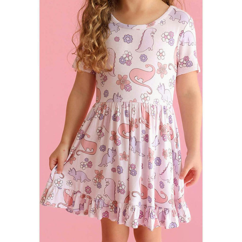 Erica Ruffled Twirl Dress