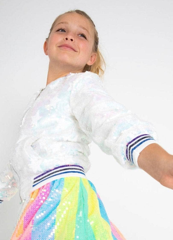 Bright Star Sequin Bomber