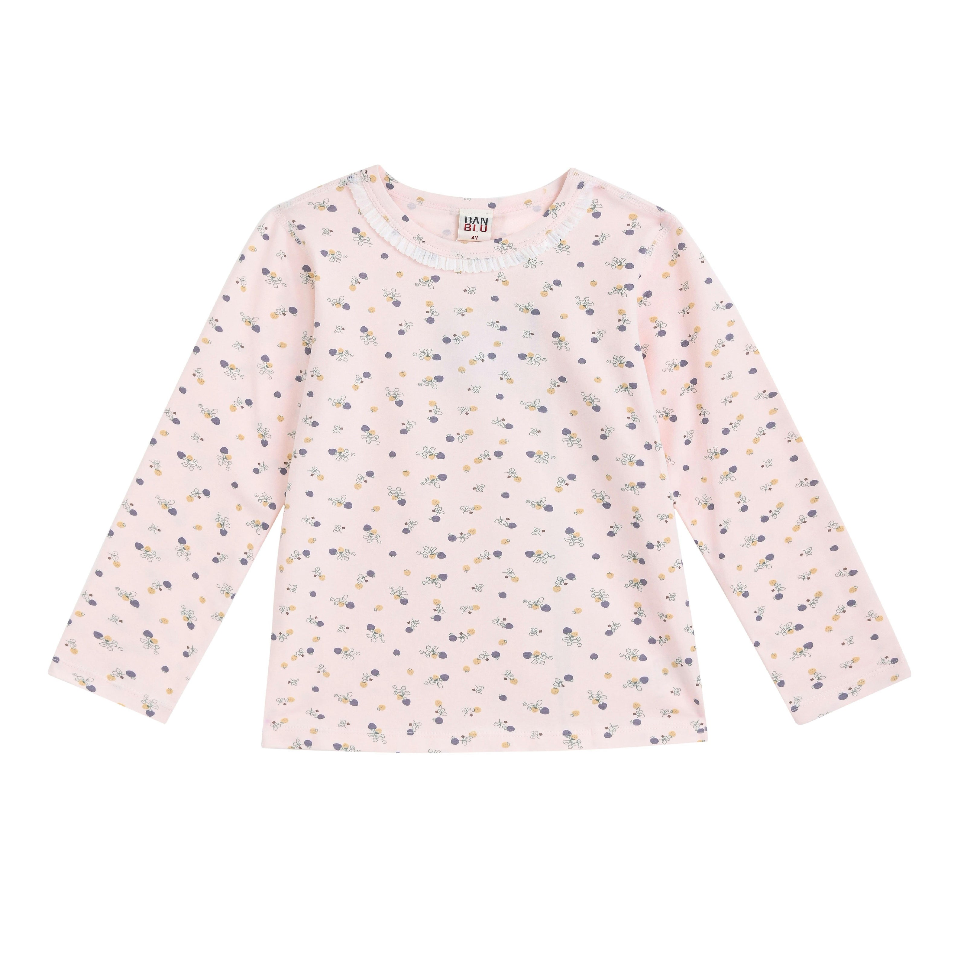 Pink Floral Cotton Pajama Set