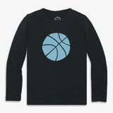 Kids long sleeve basketball tee