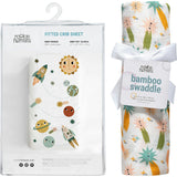 Crib Sheet And Swaddle Bundle