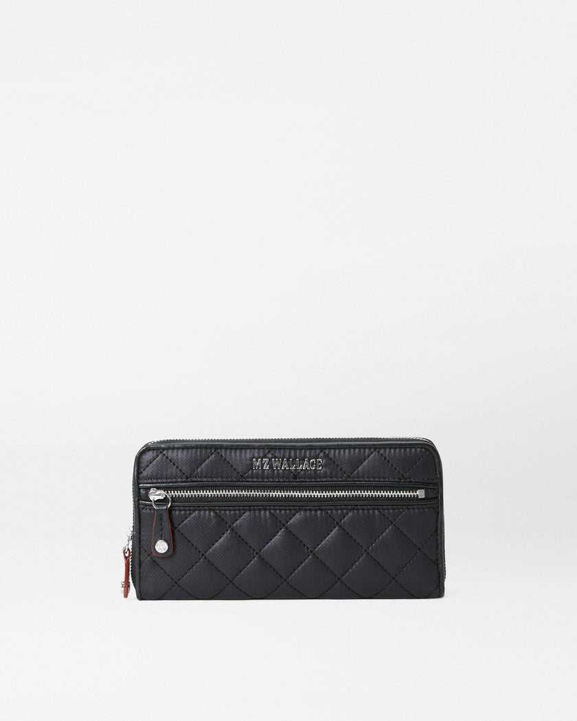 Black Long Crosby Wallet