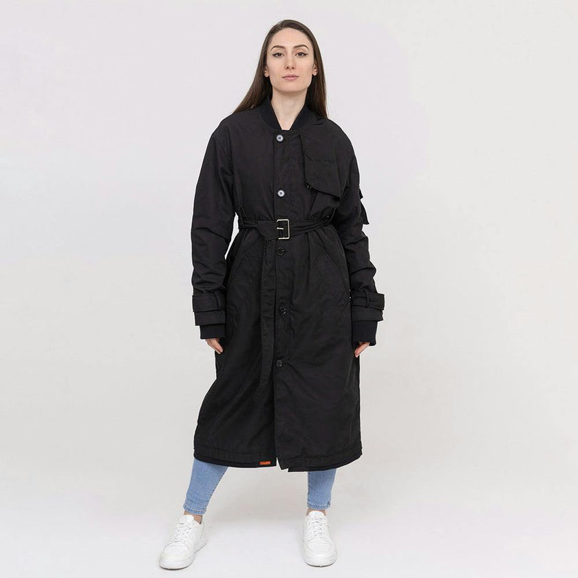BOMBERS ORIGINAL Audrey Classic Trench Coat - Black