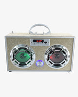 Bluetooth Fm Radio W LED Speakers
