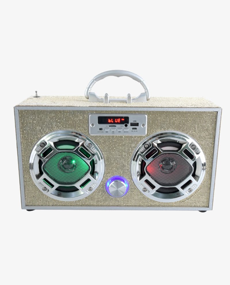 Bluetooth Fm Radio W LED Speakers