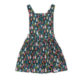 Pinafore Dress in Nutcrackers
