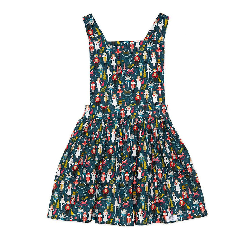 Pinafore Dress in Nutcrackers