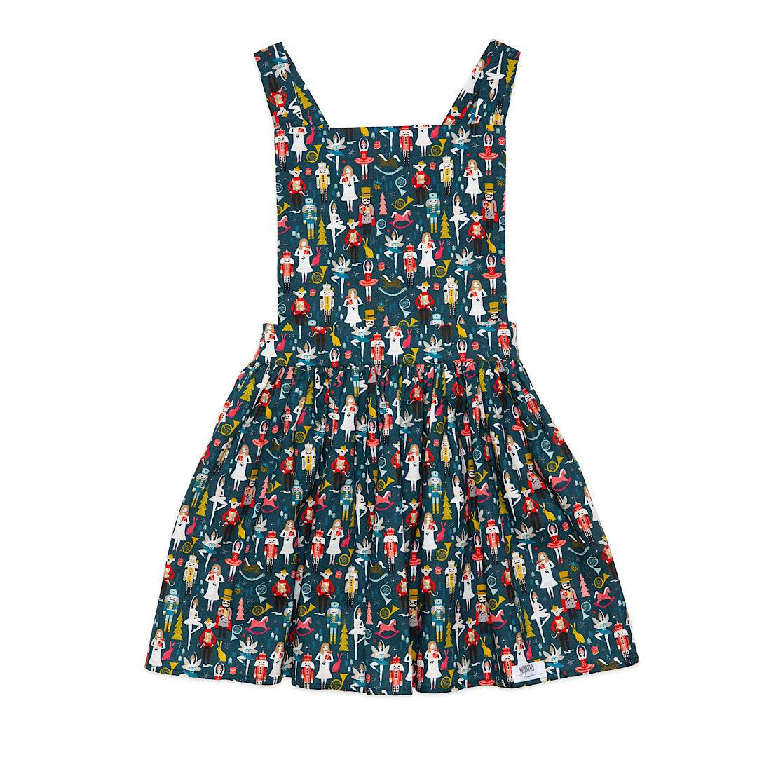 Pinafore Dress in Nutcrackers