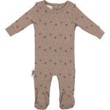 Little Leaves Long Sleeve Footie