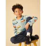 Long Sleeve Printed Pocket Tee, Multi