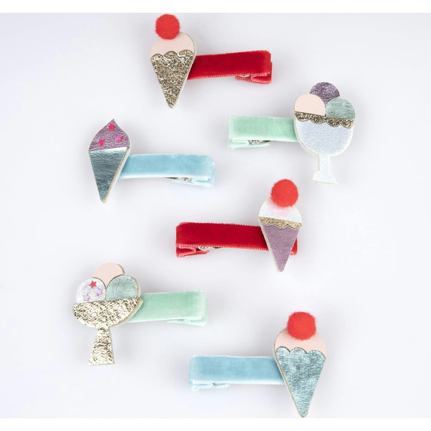 Ice Cream Hair Clips