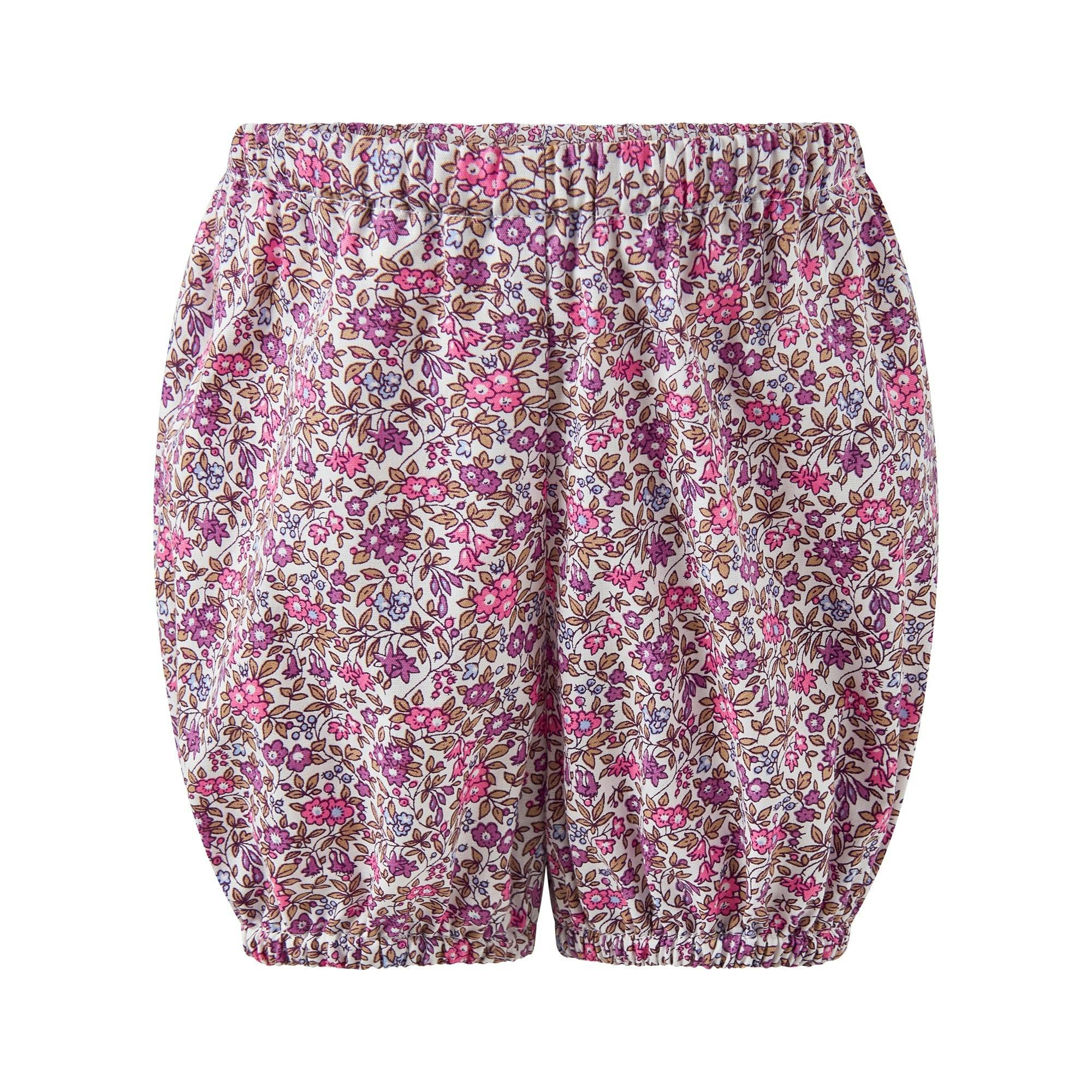 Floral Smocked Dress and Bloomers