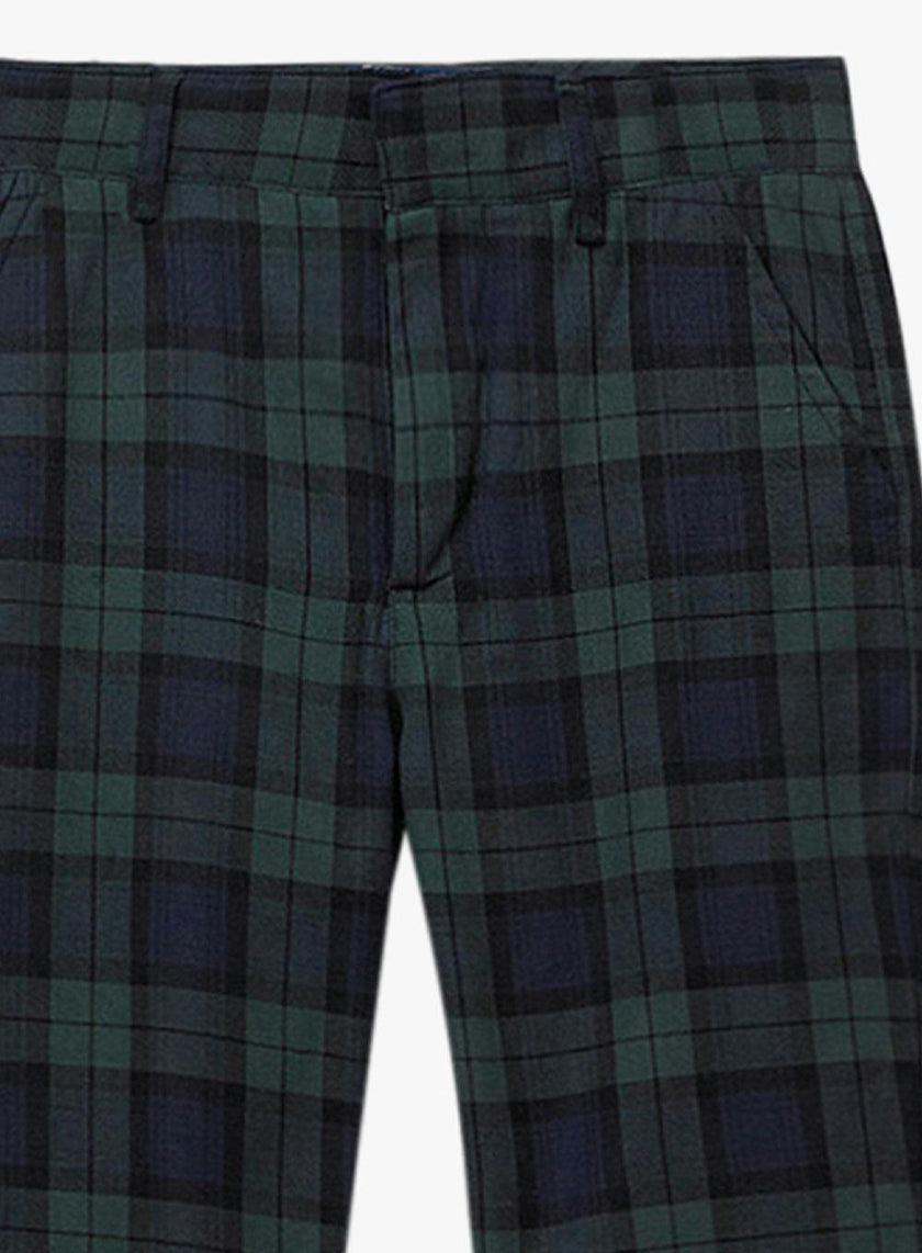 Donald Pants in Navy Plaid