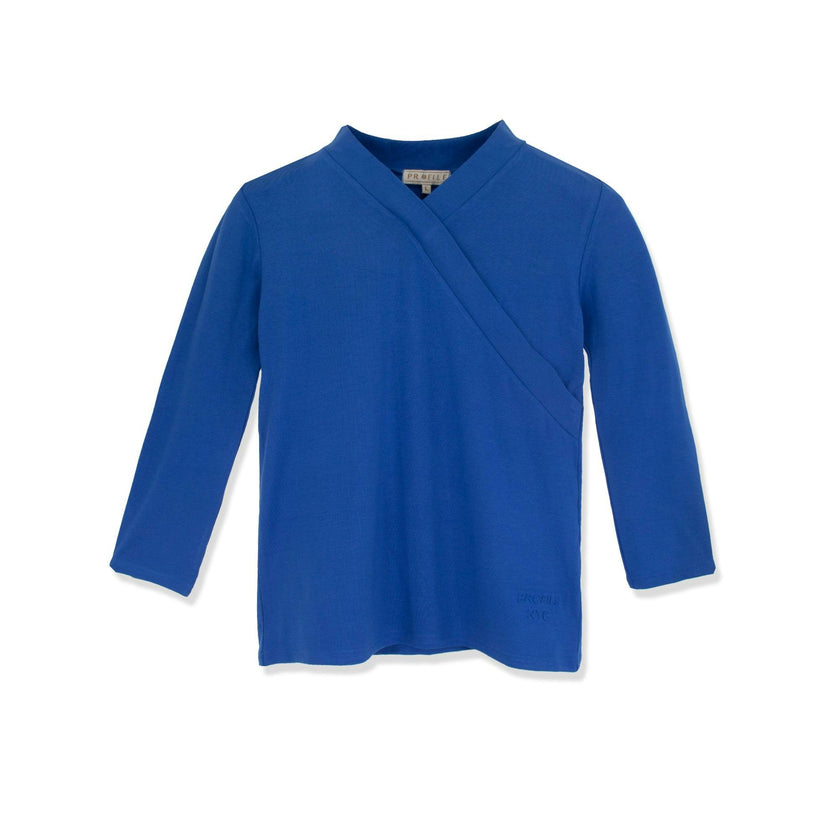 FAUX WRAP MODAL T SHIRT