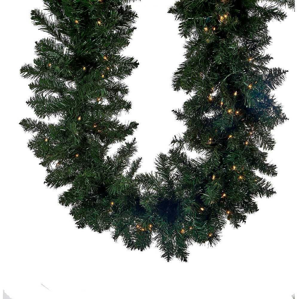 9-Foot x 18-Inch Pre-Lit Vanderbilt Garland