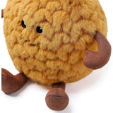 McHugs Royal Pineapple Fruit 7" — Soft Weighted Cuddle Stuffed Animal