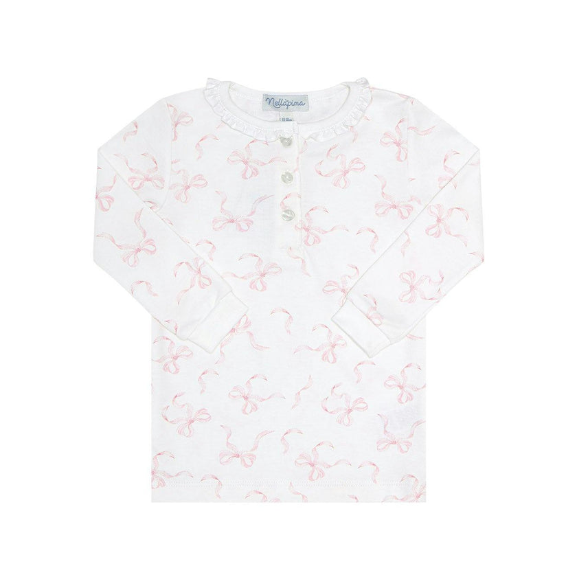 Charming Bows Print Pajamas