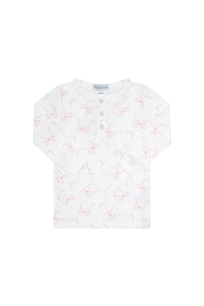 Charming Bows Print Pajamas