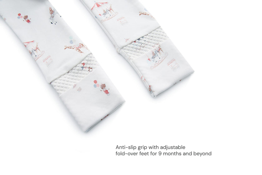 Organic Cotton Magnetic Footie Pajama - Cirque Enchanté