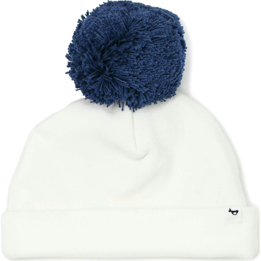 Denim Pom Hat