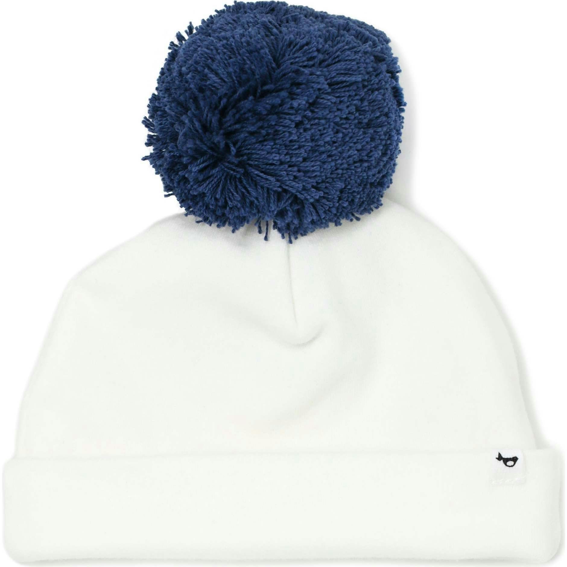 Denim Pom Hat