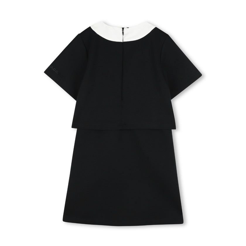 Black Bow Collar Dress
