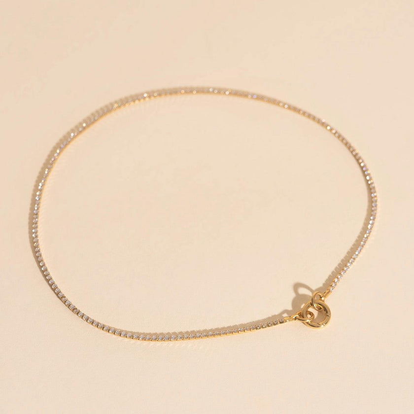 Micro Tennis Necklace