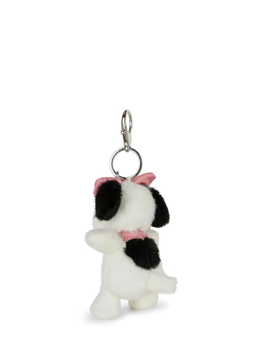 Lucky Belle Fuzzy Keychain Cream - 4