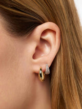Huggie Earrings - Nate Pave