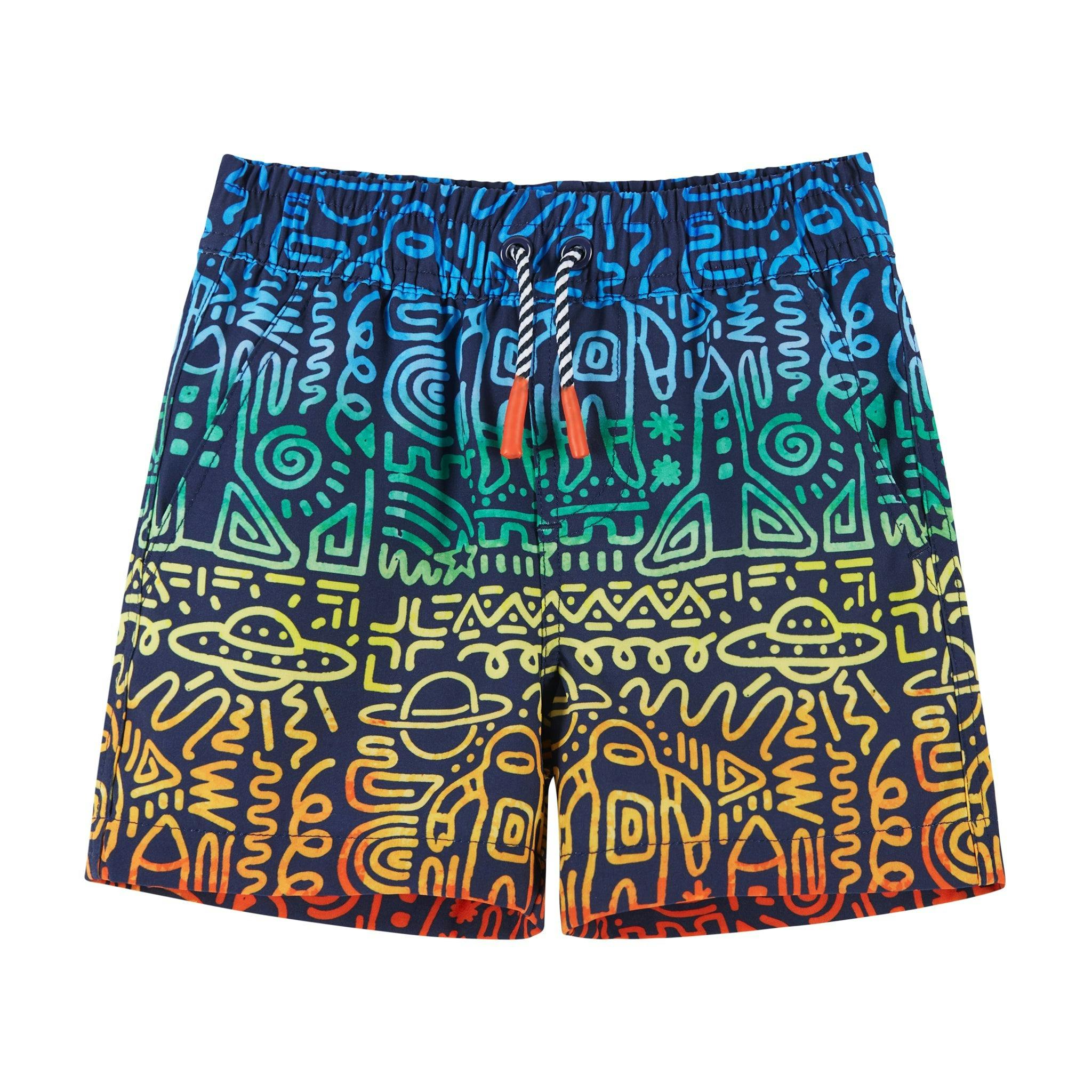 Short Sleeve Rocket Rashguard Swim Set