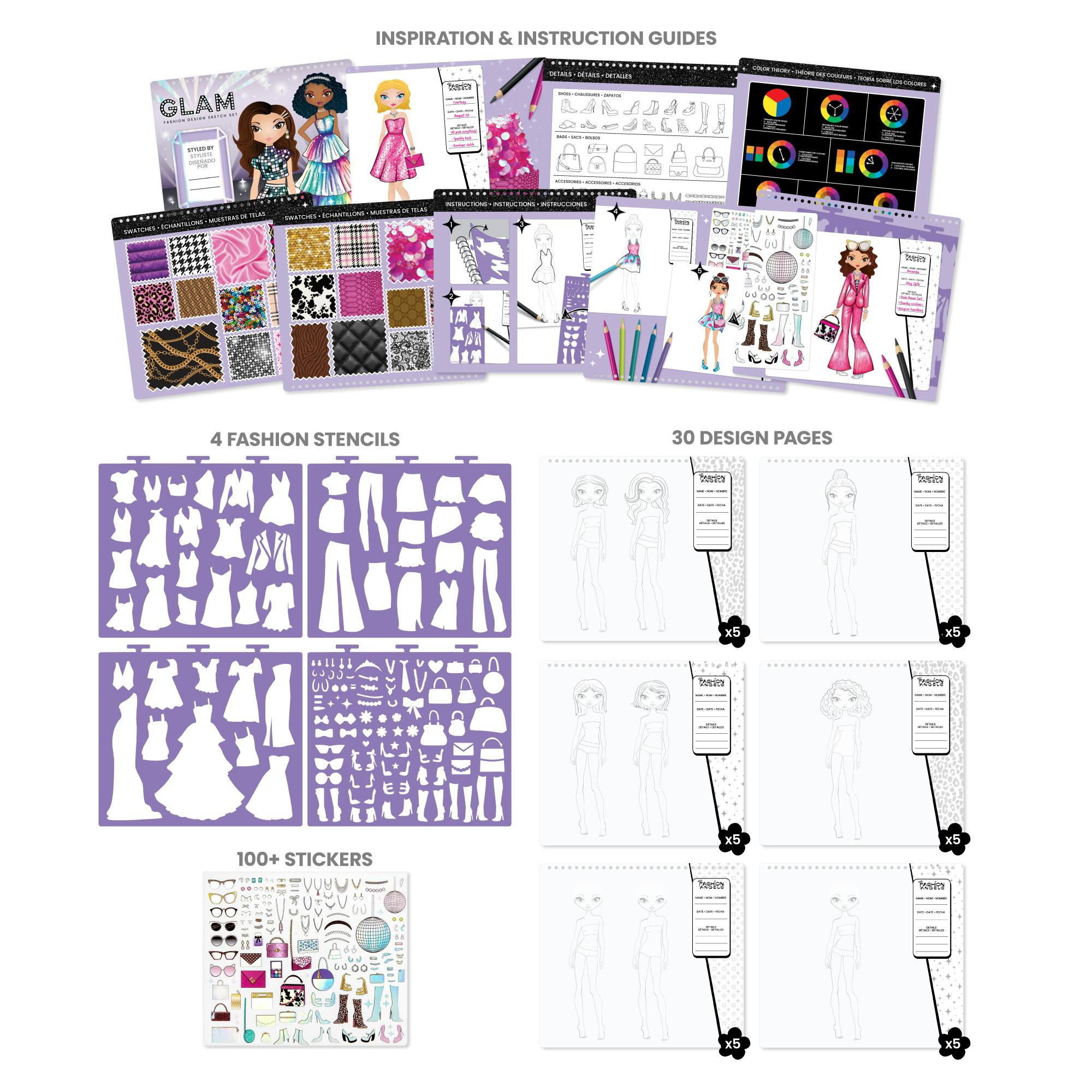 Fashion Design: Sketch Set - Glam