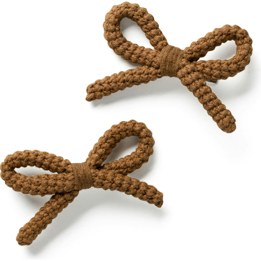 Juliana Textured Knit Double Clip