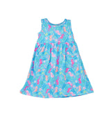 UPF 50+ Dahlia Sleeveless Tee Dress w/ Pockets