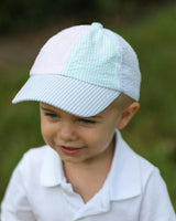Customizable Seersucker Baseball Hat
