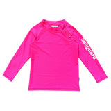 Kids Neon Long Sleeve UPF 50+ Rashguard Top
