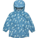 Recycled Waterproof Raincoat, Blue