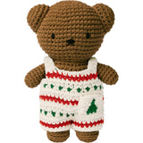 Boris in Christmas Crochet Outfit