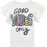 Good Vibes Only Ruffle T-Shirt