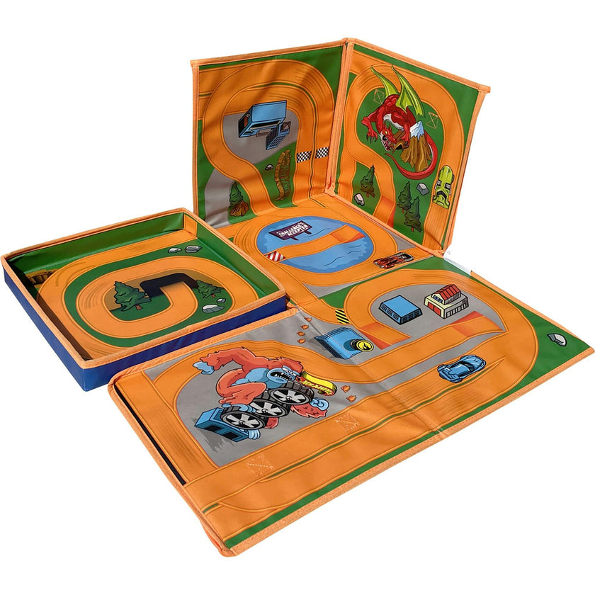 ZipBin Hot Wheels 300 Car Storage Cube & Playmat