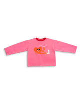 children's cotton longsleeve - candy pink