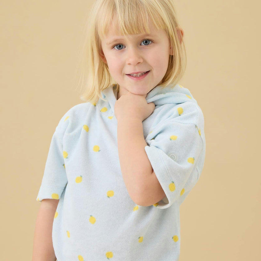 Lemon Terry Towelling Oversized Hoodie